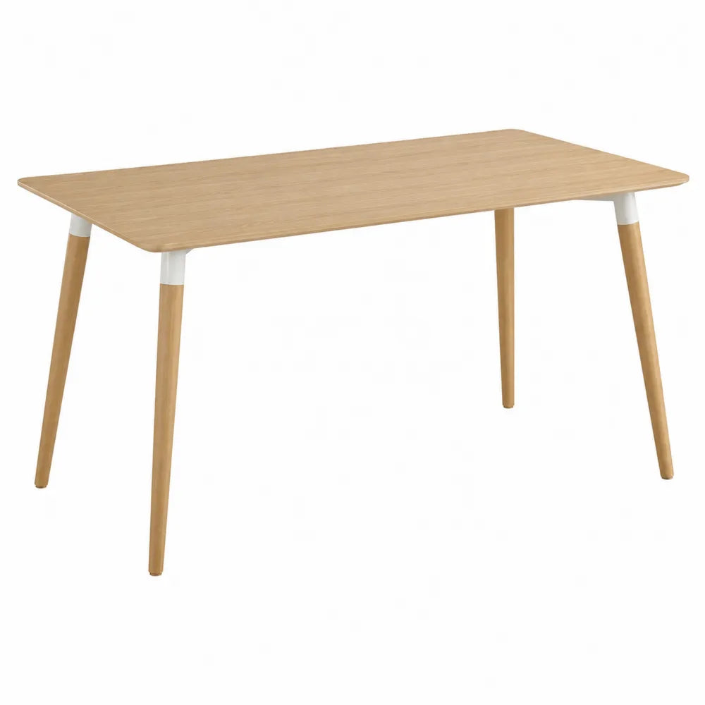 Tavolo da pranzo in legno massello con gambe in massello 120 cm