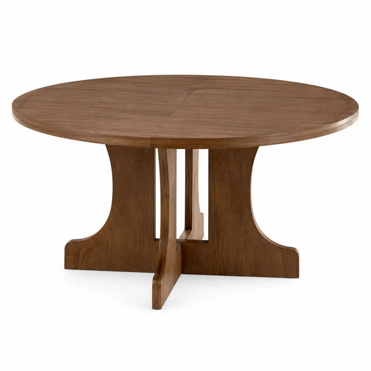 Tavolo da pranzo rotondo in legno 150 cm